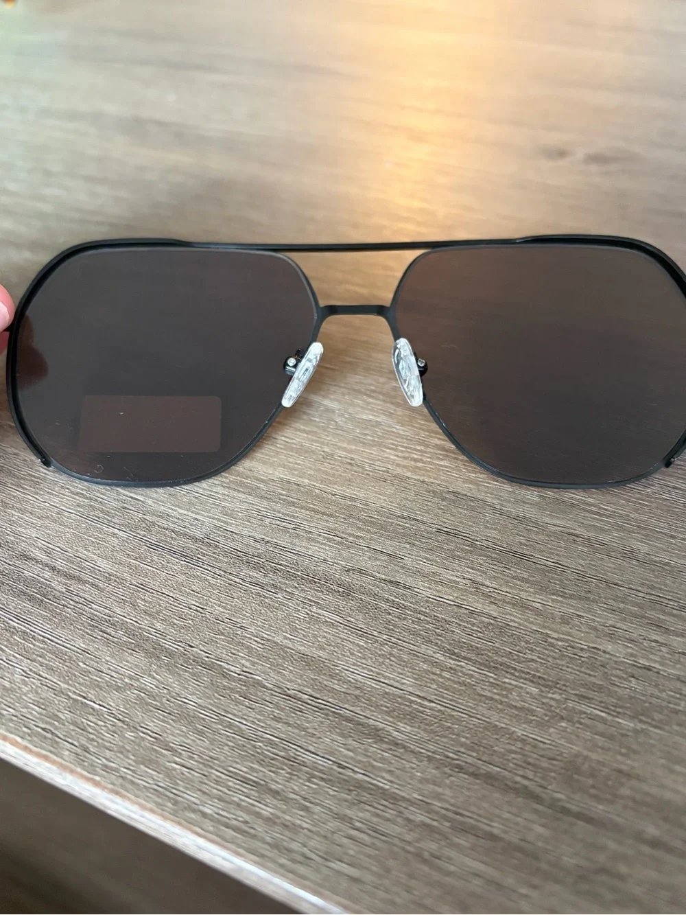 Guess Black Frame Sunglasses with Brown Lenses